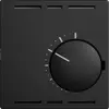 UP-Raumthermostat EDIZIOdue schwarz ohne Schalter 