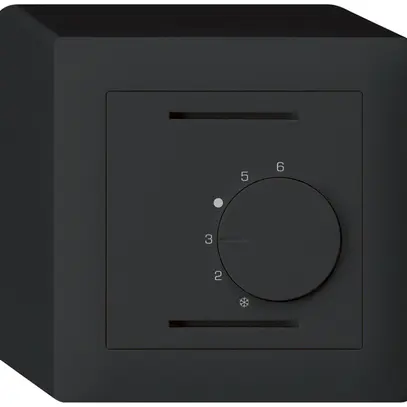 AP-Raumthermostat kallysto schwarz 24V 