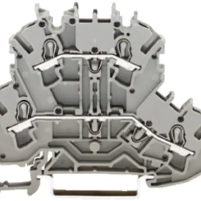 Morsetto 2 piani WAGO TopJobS 2.5mm² N/L grigio serie 2002 