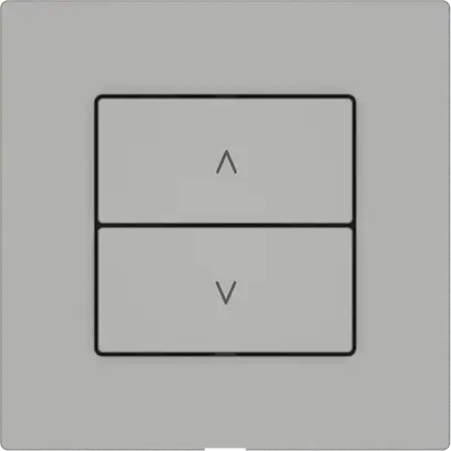 Stazione secondaria tapparelle EDIZIO.liv Wiser SNAPFIX® 2 tasti WLAN grc 