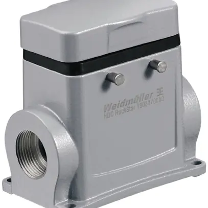 Boîtier d'embase Weidmüller HDC 24D étrier trns.partie sup.haut gd.4 1×M25 lat. 