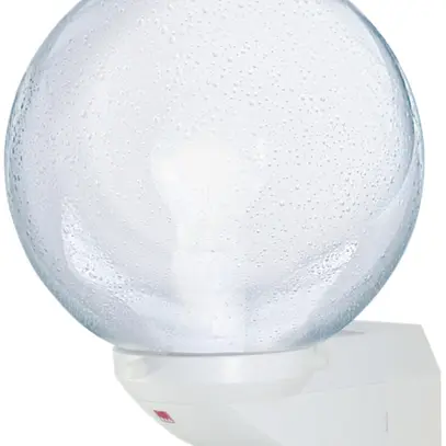 Applique ALC avec verre à bulles, blanc 