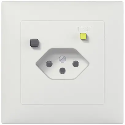 Presa FI INC SIDUS B T13 30mA bianco 