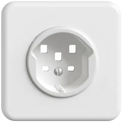 Kit frontale FH per presa T25 bianco 