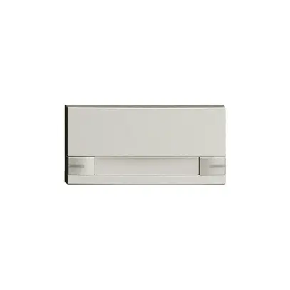 Touche 1/2 KNX/électron.a.LED+ pap.EDIZIOdue commande 2×1 gris clair 