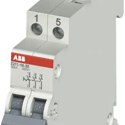 REG-Ausschalter ABB E211, 16A/250V 3L 3S, 1TE, "0-I" 