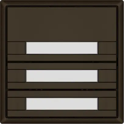 Pulsante universale EDIZIO.liv UNI SNAPFIX® s.LED 3× com.2T targ.ma 