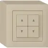 Pulsante per tappar.AP kallysto beige con 4 tasti 