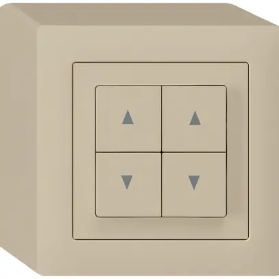 Pulsante per tappar.AP kallysto beige con 4 tasti 