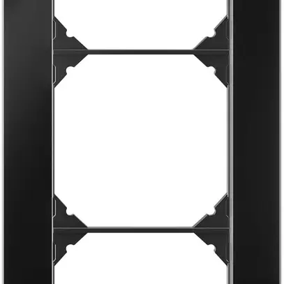 UP-Kopfzeile EDIZIO.liv prestige SNAPFIX® 3×1 214×94mm glas schwarz 