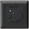 Termostato ambiente INC kallysto.line nero con interruttore 