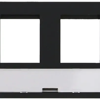 Kit de montage INC DÄT FLF 3/5 p.module d.racc.2×RJ45 Keystone sortie droite no 