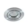 Einbauspot TRO-317, alu gebürstet mit Blattfeder, für Ausschnitt 80mm 