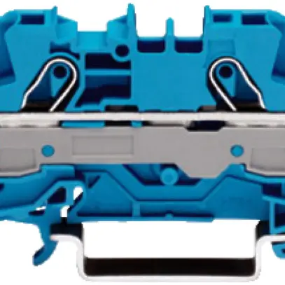 Borne de passage WAGO TopJob-S 6mm² 2L bleu série 2006 