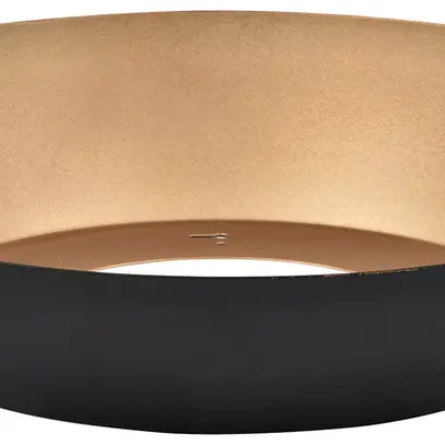 Riflettore DOTLUX LUNA alluminio diretto simmetrico Ø461×93mm nero/oro 