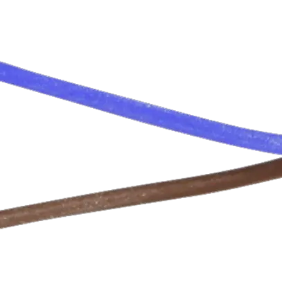 Cavo EPR-PUR 2×1mm² LN arancione Una lunghezza