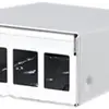 Boîtier AP Dätwyler Keystone 4 ports, en métal blanc 