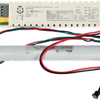 Elemento per luce di emergenza AWAG WRLED013AT, ≤120VA 12/24/48VDC, con accu 3h 
