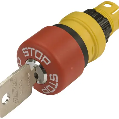 Bouton d'arrêt d'urgence INC EAO61 verrouillage à clé 