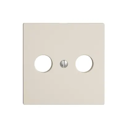 Plaque frontale EDIZIOdue crema pour R/TV 