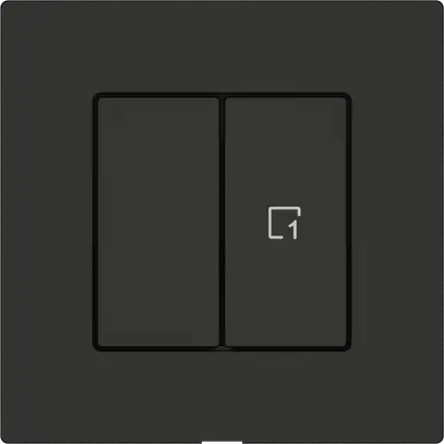 Station sec.interr.EDIZIO.liv Wiser SNAPFIX® 1 canal 1 scène 2 touches no 