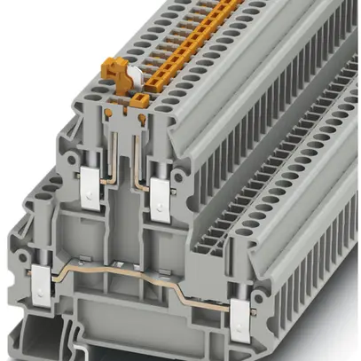 Borne à couteau de sectionnem. PX UTTB 2.5-MT-P/P gris 