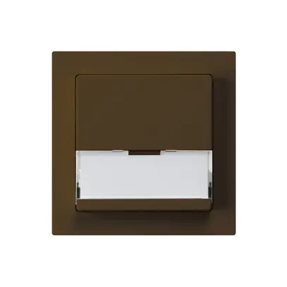 Kit frontale kallysto 60×60 marrone per pulsante per suoneria 