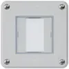 Tasto INC robusto C KNX 2× grigio chiaro LED RGB s/e-link 
