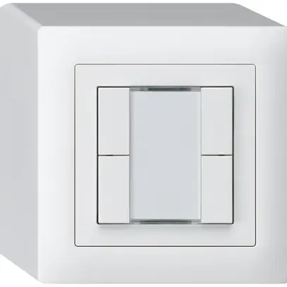 Poussoir AP kallysto KNX 4×blanc s/e-link 