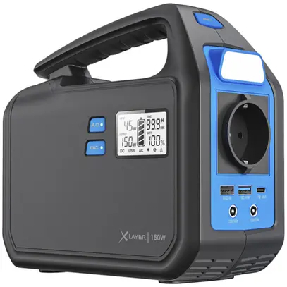 Station électrique XLayer Mobile 42000mAh 230VAC/12VDC/USB 205×187×90mm 1900g 