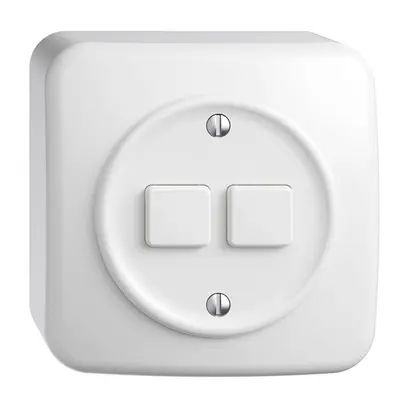 Stazione secondaria AP 2K/2T per interruttore Sdue Wiser bianco 