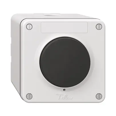 Contatto a pulsante suoneria NAP NEVO c.etichetta, 16A, 230 VAC, bianco 