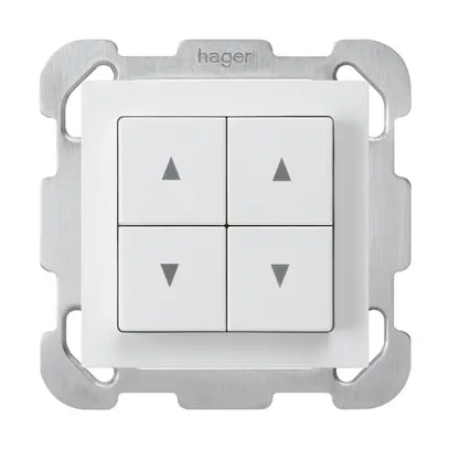 UP-Storentaster kallysto B weiss mit 4 Funktionstasten 