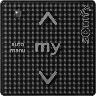 Commande ENC Somfy Smoove Uno IB+ Black, convient pour EDIZIOdue 