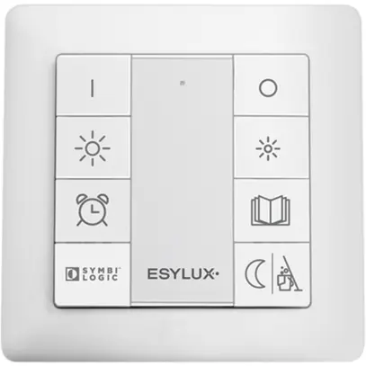 Pulsante INC ESYLUX DALI, 8 volte, per scene di luce in aula 
