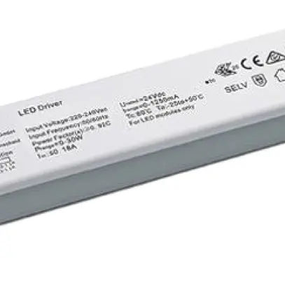 LED-Konverter DOTLUX CV IP20 0…30W 24V/1.25A 230×30×21mm 