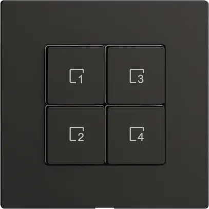 Pulsante scena 4 scene/4T WLAN Edue Wiser nero 