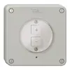 Stazione secondaria INC 1K/2T per dimmer NEVO Wiser grigio chiaro 