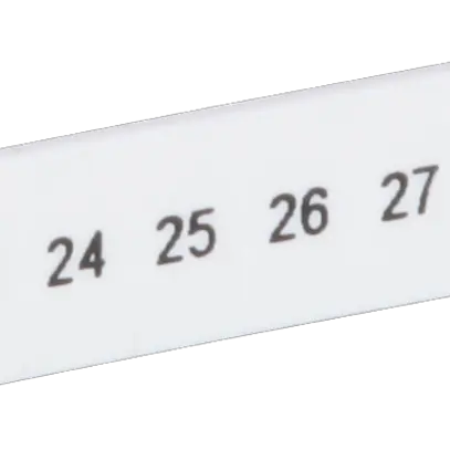 Nastro Zack ZB 21…30 bianco siglatura longitudinale 10 cartellini 5mm 