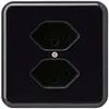 Presa INC basico 2×tipo 13 nero per BOMI 