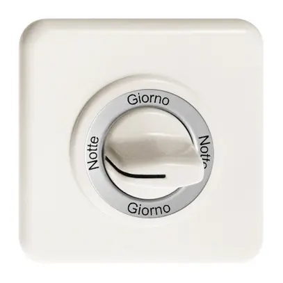 Kit front. Notte-Giorno-Notte-Giorno per interr.rotativo bianco 