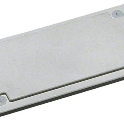 Plaque passe-câbles Hager Univers 141×92×92mm matière synthétique 