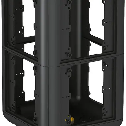 Boîtier Bettermann HoverCube, avec poignée, vide 140×140×352mm, PA, noir, IP20 