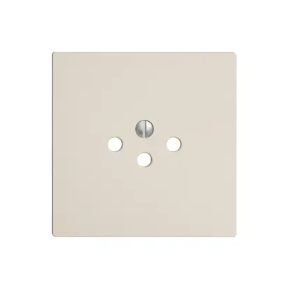 Plaque frontale EDIZIOdue T12 crema pour prise 