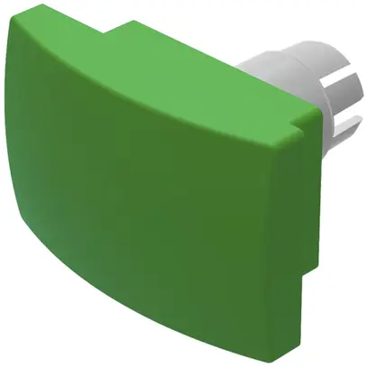 Calotta per pulsante EAO 22 convesso verde 