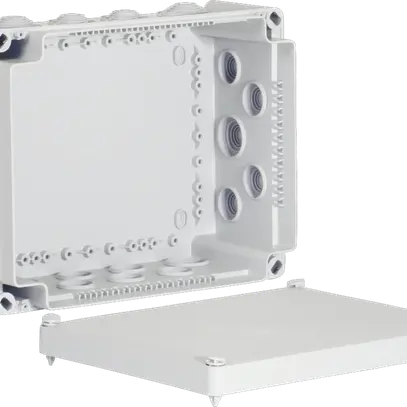 Scatola di derivazione PLEXO 310×240mm vuota grigio chiaro 24 entrate 