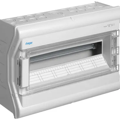 Quadro di distribuzione AP Hager vector 1 fila 18UM IP54/IP65 418×302×151mm 