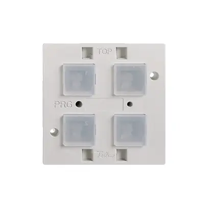 Tasto KNX EDIZIOdue elegance BSE RGB con sensore di temperatura 4-volte 