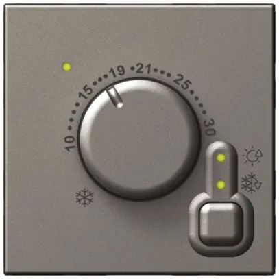 Termostato ambiente INS MOS magnesio 5…30°C 2moduli 