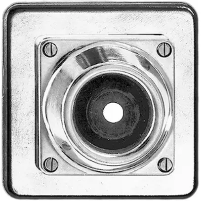 Pulsante luminoso INC bagn.A-R/1L Al natura H, contr. LED giallo 